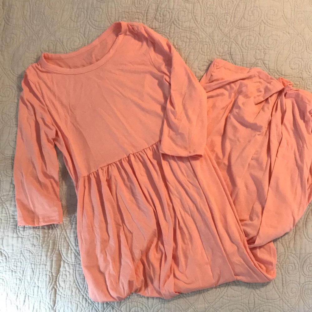 NWOT Pink Maxi Dress.